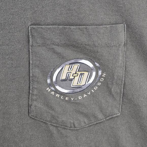 Vintage Harley Davidson Shirt Large Venture Eagle Single Stitch USA Made - Picture 4 of 14